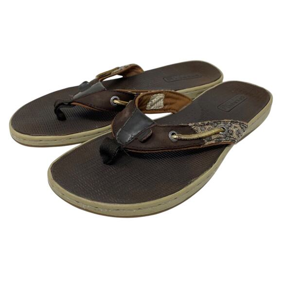 Sperry Seafish Thong Sandals Size 8 - Picture 2 of 10